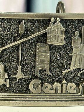 Genie Industries Limited Edition Belt Buckle 1968-1986